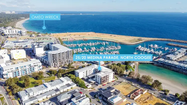 Second view of Homely apartment listing, 25/20 Medina Parade, North Coogee WA 6163