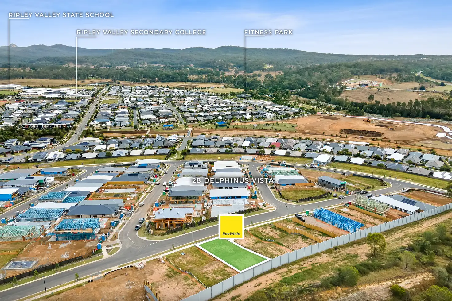 Main view of Homely land listing, 28 Delphinus Vista, South Ripley QLD 4306