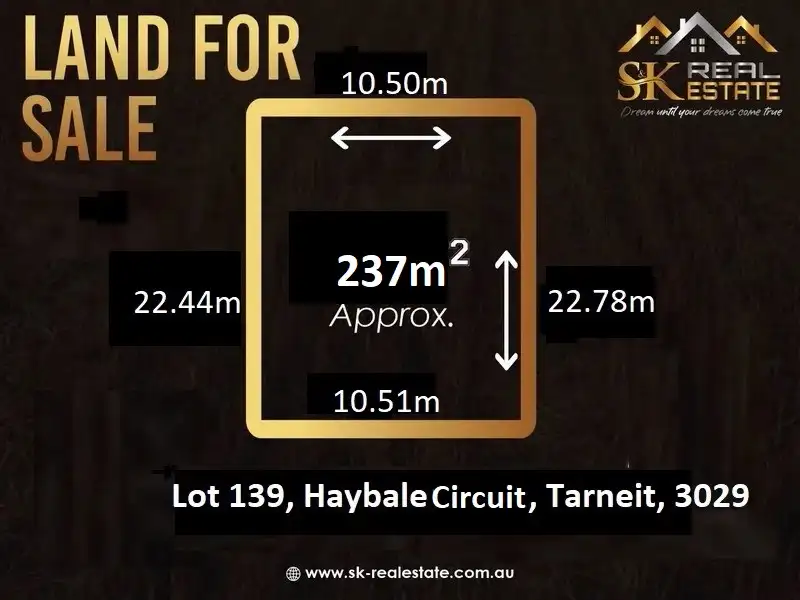 Main view of Homely land listing, Lot 139 Haybale circuit, Tarneit VIC 3029
