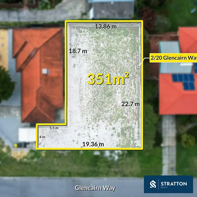 Main view of Homely land listing, LOT 2, 20 Glencairn Way, Parkwood WA 6147