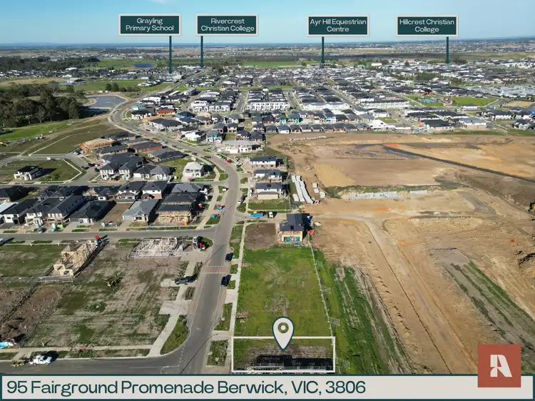 Third view of Homely land listing, 95 Fairground Promenade, Berwick VIC 3806