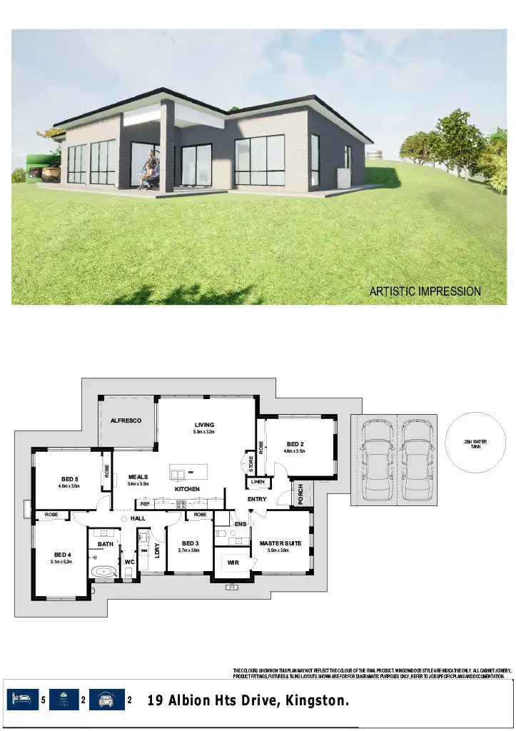 Second view of Homely land listing, 19 Albion Heights Drive, Kingston TAS 7050