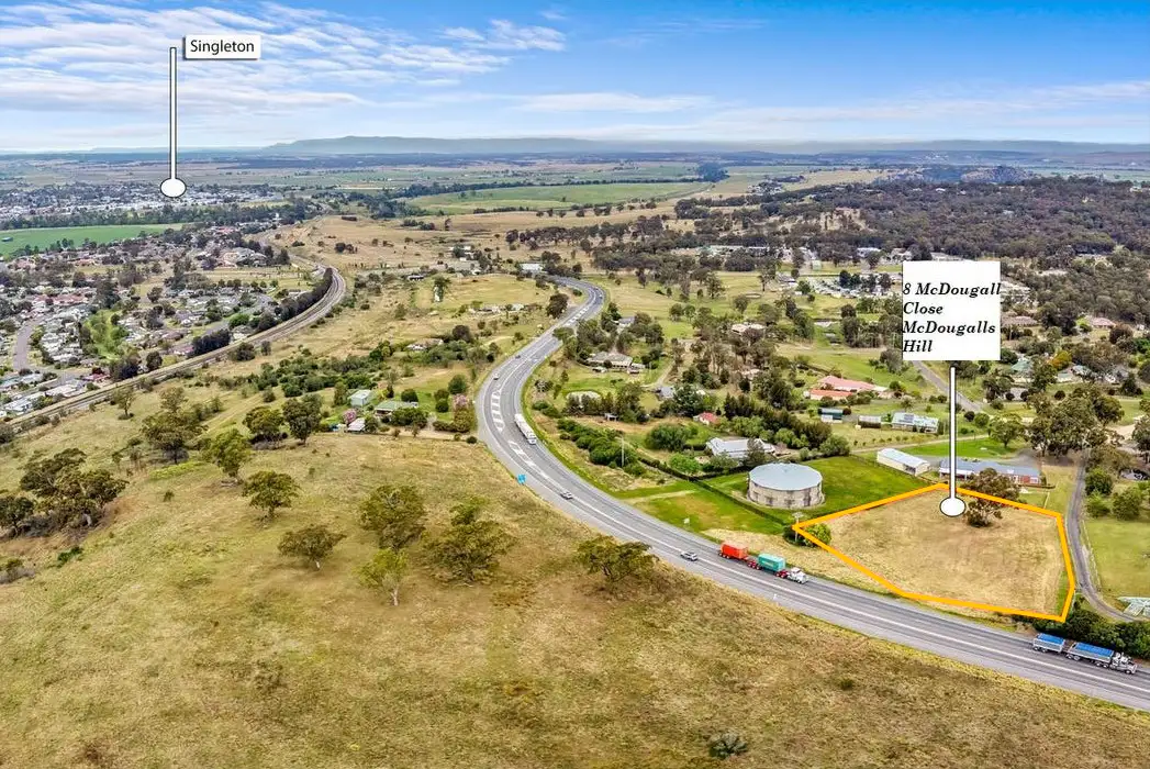 Main view of Homely land listing, 8 McDougall Close, Mcdougalls Hill NSW 2330