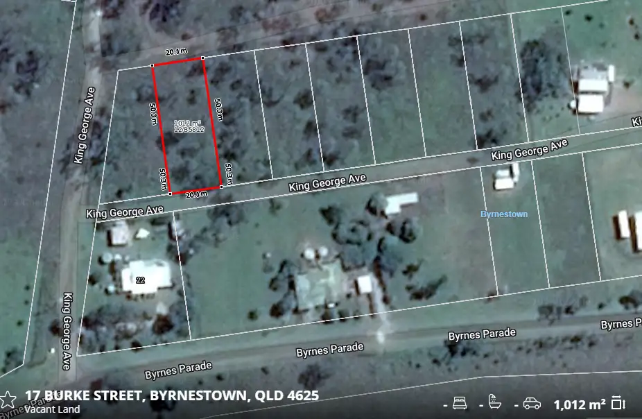 Main view of Homely land listing, 17 Burke Street, Byrnestown QLD 4625