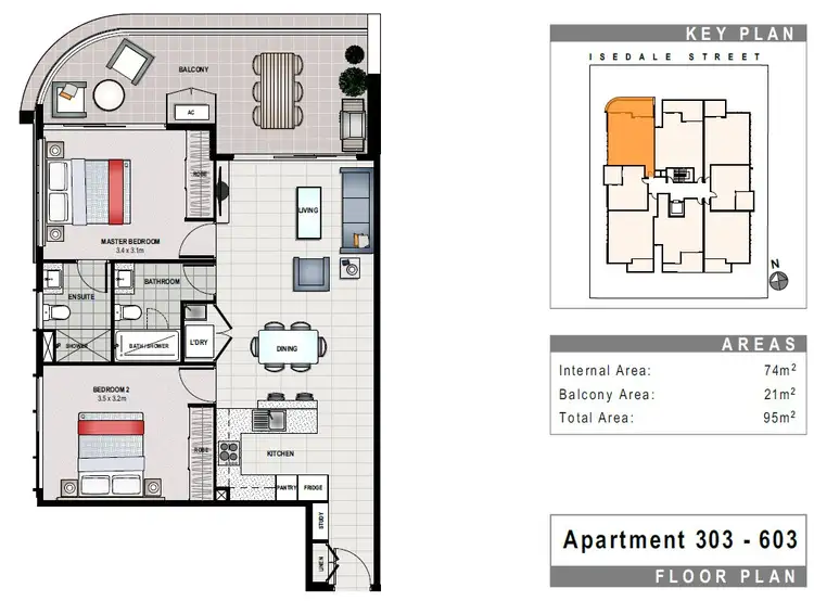 Fifth view of Homely apartment listing, 503/19 Isedale Street, Wooloowin QLD 4030