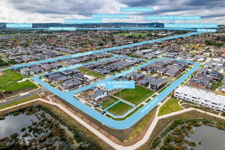 Fifth view of Homely land listing, 58 Shanks Drive, Berwick VIC 3806