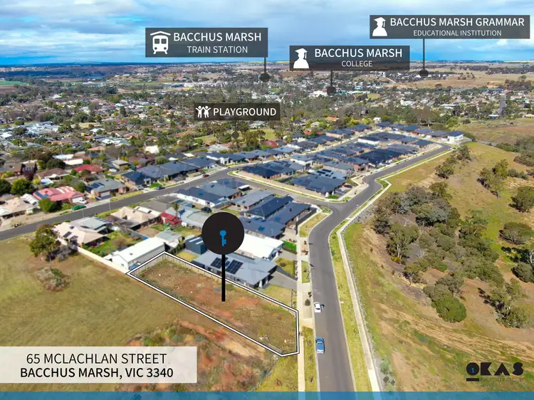 Main view of Homely land listing, 65 Mclachlan Street, Bacchus Marsh VIC 3340