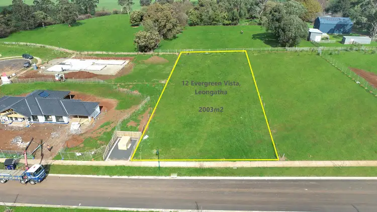 Main view of Homely land listing, 12 Evergreen Vista, Leongatha VIC 3953