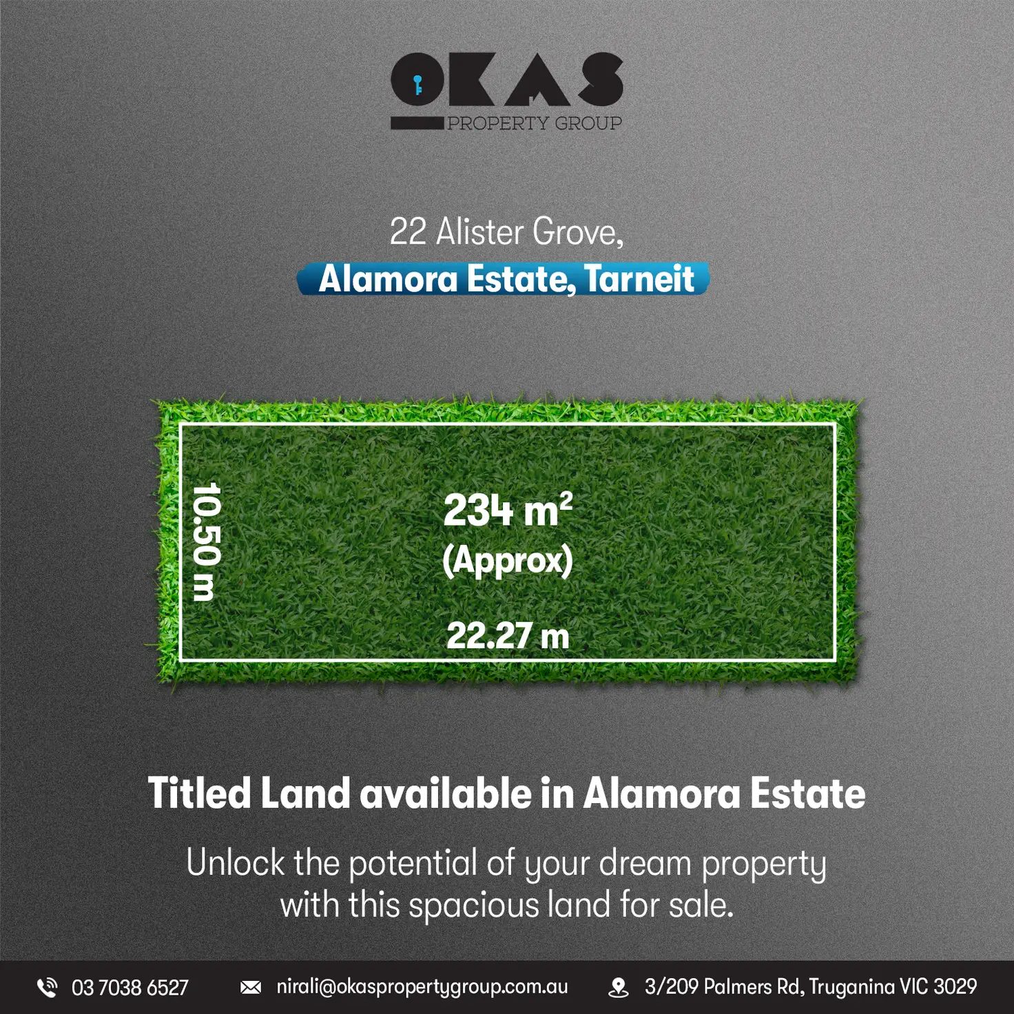 Main view of Homely land listing, 22 Alister Grove, Tarneit VIC 3029