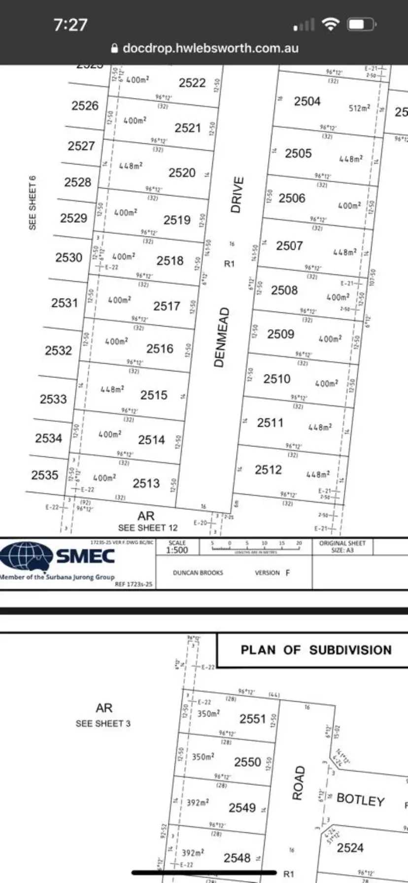Main view of Homely land listing, LOT lot 2513 & 2514 Denmead Drive, Donnybrook VIC 3064