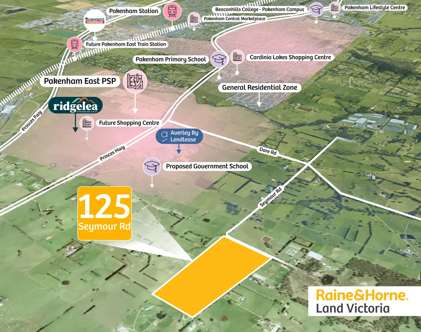 Main view of Homely land listing, 125 Seymour Road, Nar Nar Goon North VIC 3812