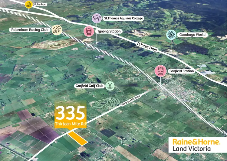 Main view of Homely land listing, 335 Thirteen mile Road, Garfield VIC 3814