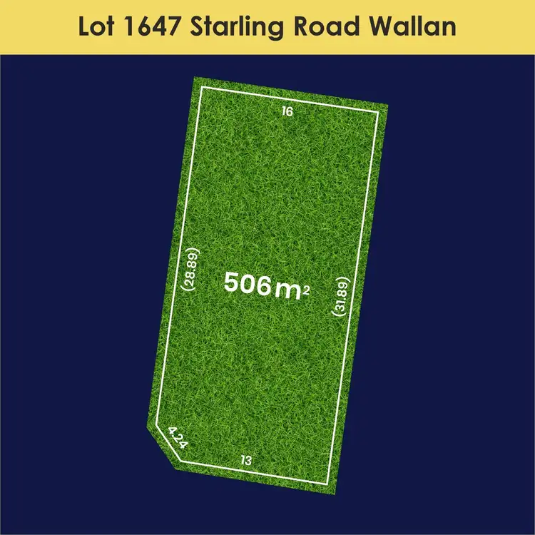 Main view of Homely land listing, LOT 1647, 8 Starling Road, Wallan VIC 3756