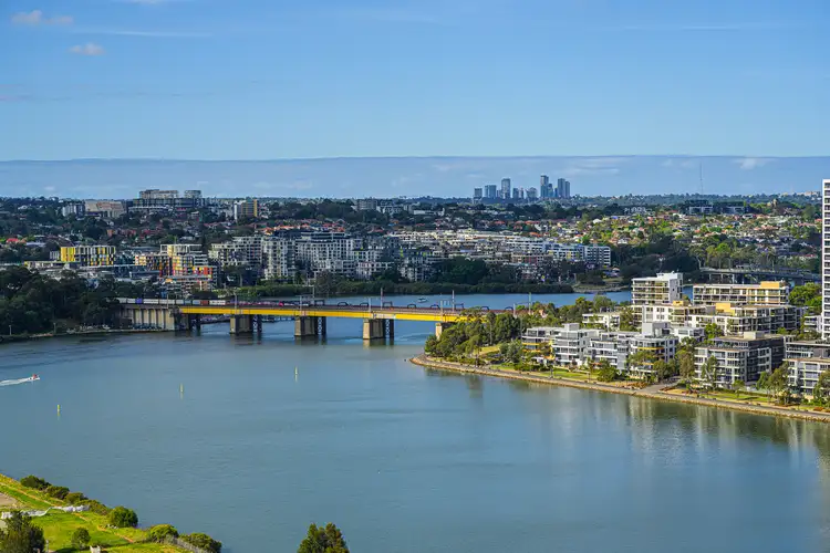 Second view of Homely apartment listing, 2403/18 Footbridge Boulevard, Wentworth Point NSW 2127