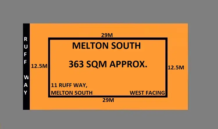 Main view of Homely land listing, 11 Ruff Way, Melton South VIC 3338
