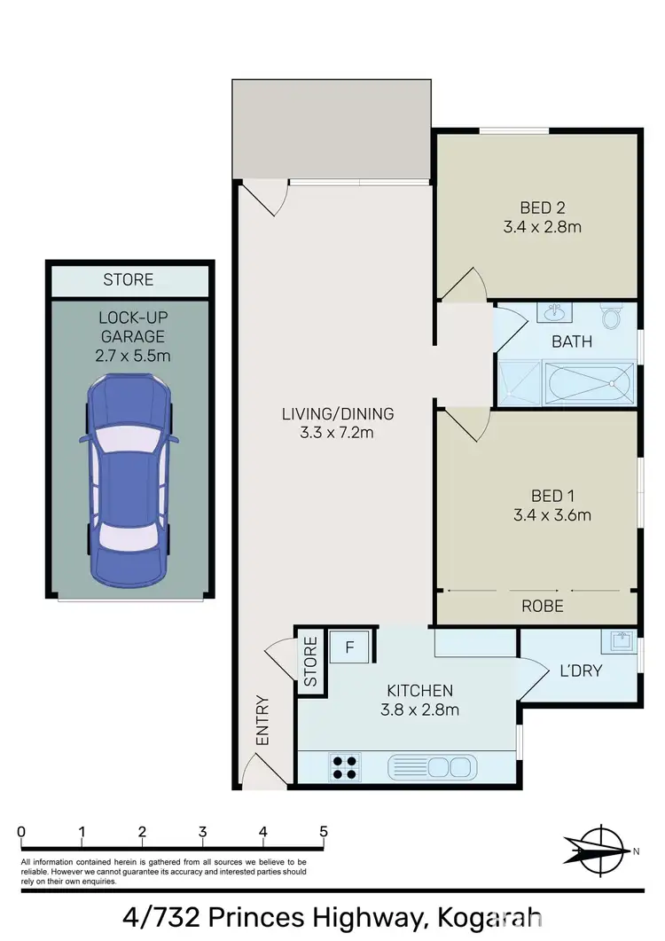 Fifth view of Homely apartment listing, 4/732 Princes Highway, Kogarah NSW 2217