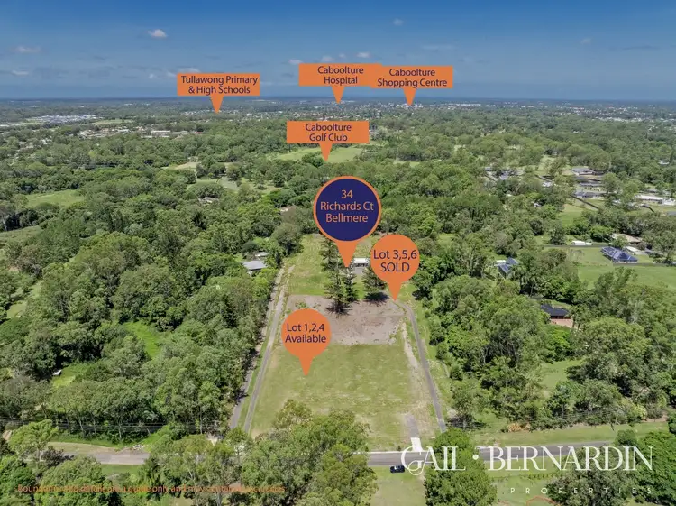 Main view of Homely land listing, LOT 1,2 & 4, 34 Richards Court, Bellmere QLD 4510