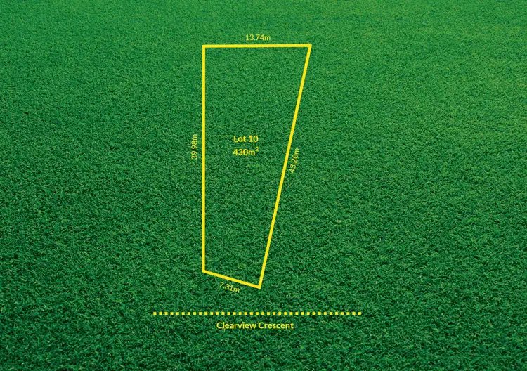 Main view of Homely land listing, LOT 10, 22 Clearview Crescent, Clearview SA 5085