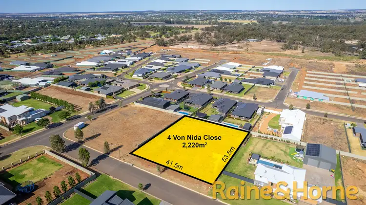 Main view of Homely land listing, 4 Von Nida Close, Dubbo NSW 2830