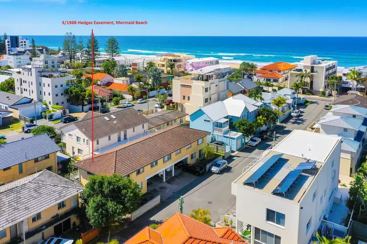 Main view of Homely unit listing, 3/198B Hedges Easement, Mermaid Beach QLD 4218