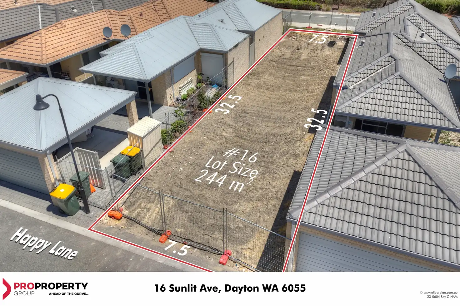 Main view of Homely land listing, 16 Sunlit Avenue, Dayton WA 6055