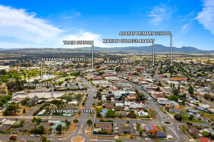 Second view of Homely house listing, 55 View Point Street, Ararat VIC 3377