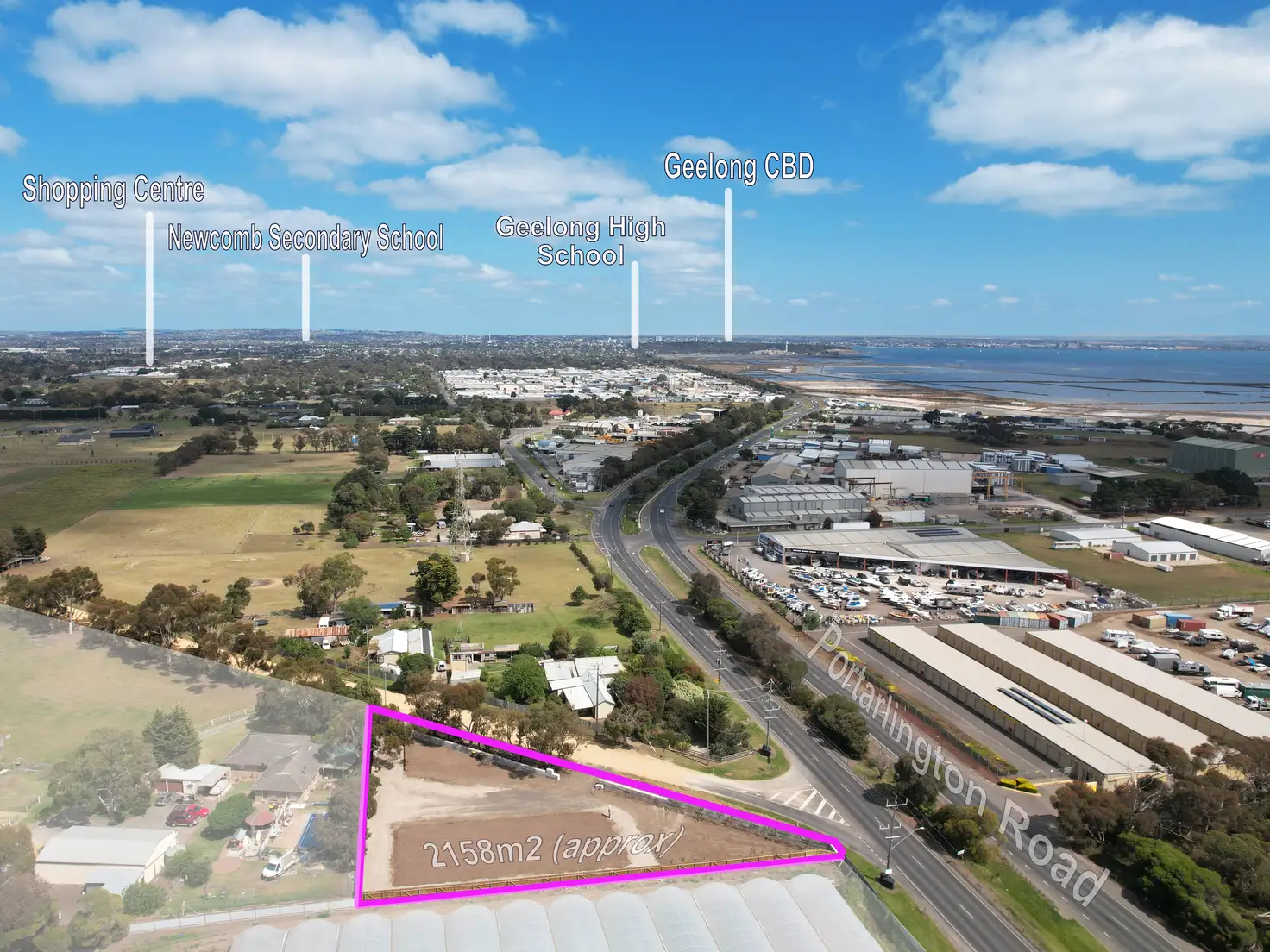 Main view of Homely land listing, 412 - 420 Portarlington Road, Moolap VIC 3224