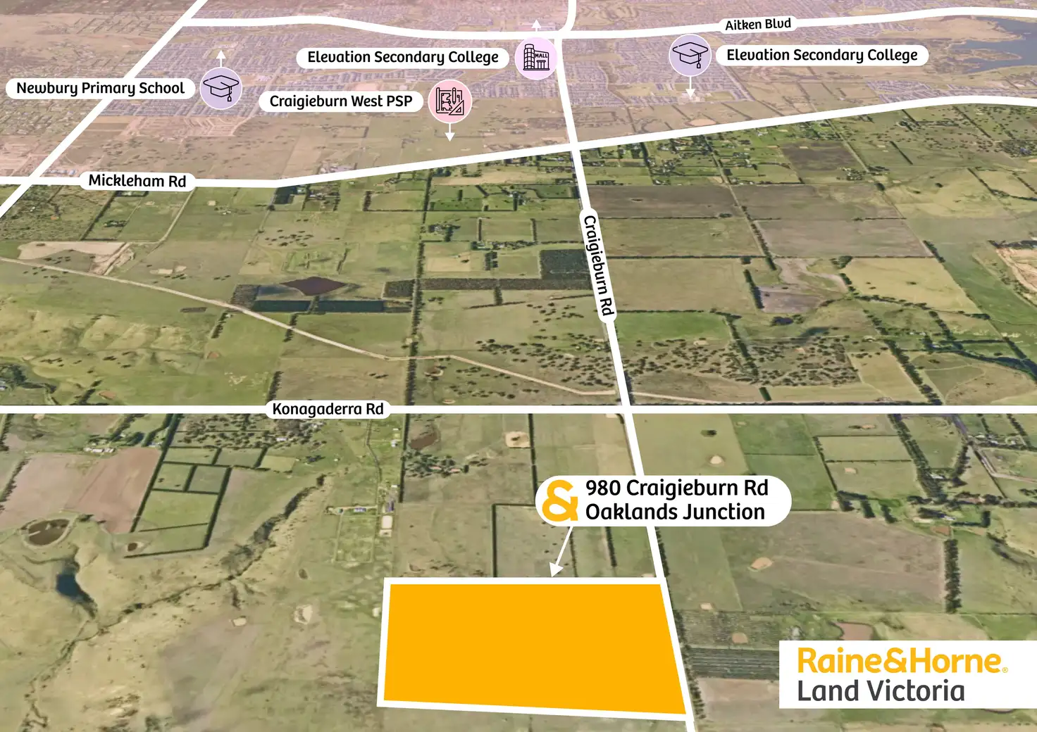 Main view of Homely rural property listing, 980 cragieburn road, Oaklands Junction VIC 3063