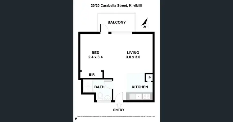 Fifth view of Homely studio listing, 20/20 Carabella Street, Kirribilli NSW 2061
