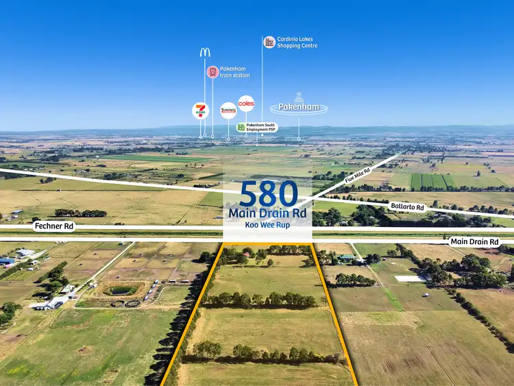 Third view of Homely land listing, 580 Main Drain Road, Koo Wee Rup VIC 3981