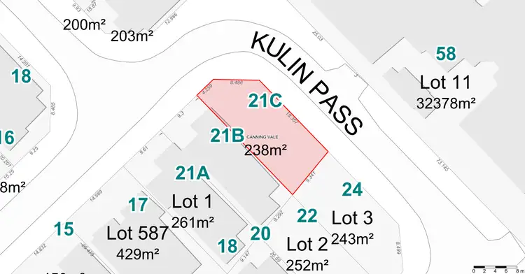Main view of Homely land listing, 21C Kulin Pass, Canning Vale WA 6155