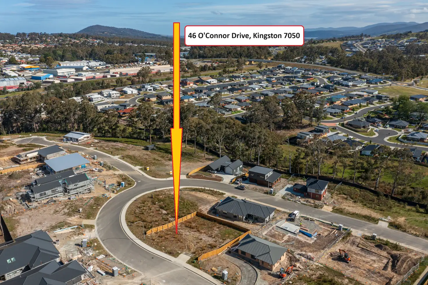 Main view of Homely land listing, 46 O'Connor Drive, Kingston TAS 7050