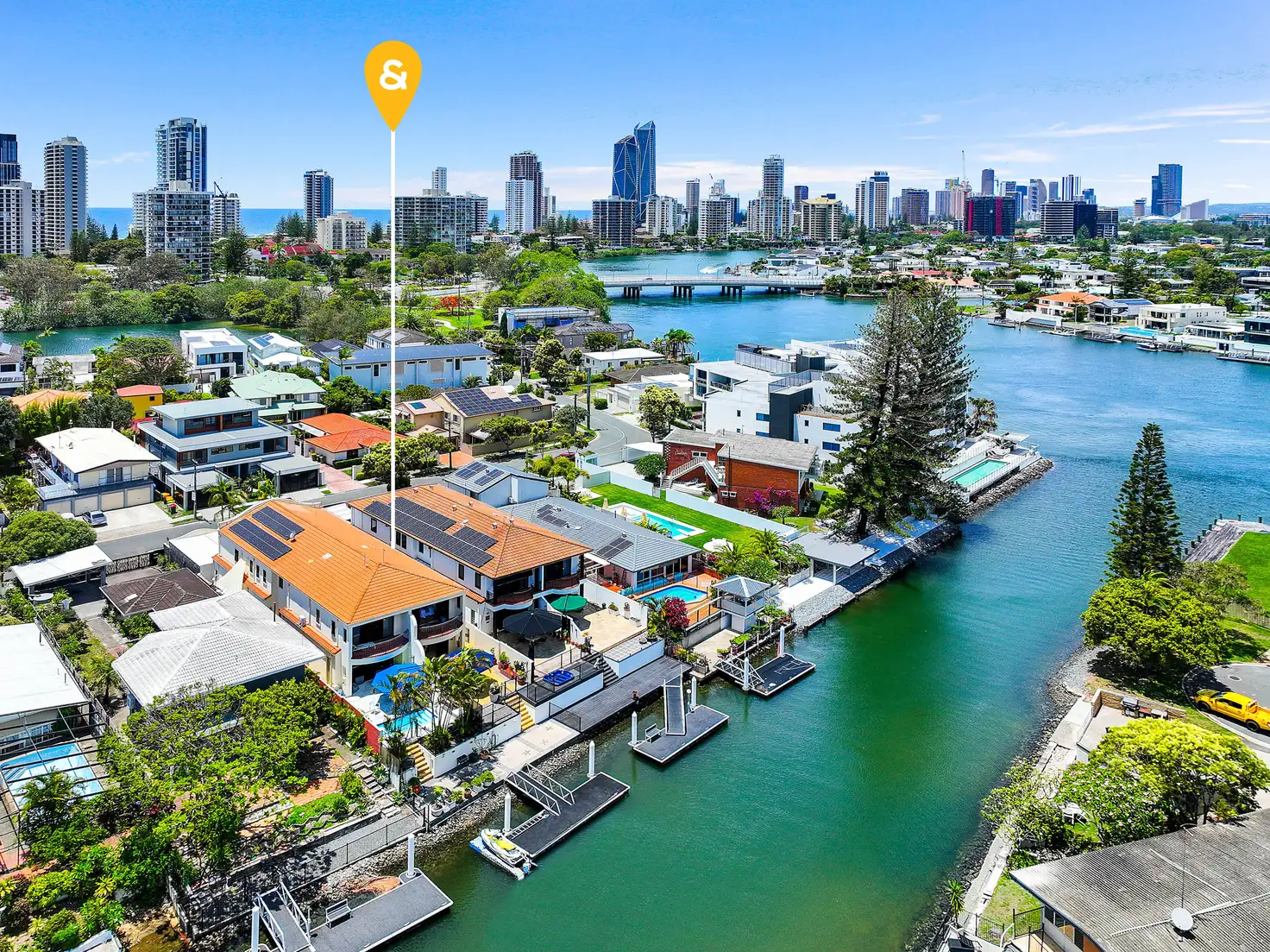 Main view of Homely villa listing, 1/25 Paradise Island, Surfers Paradise QLD 4217