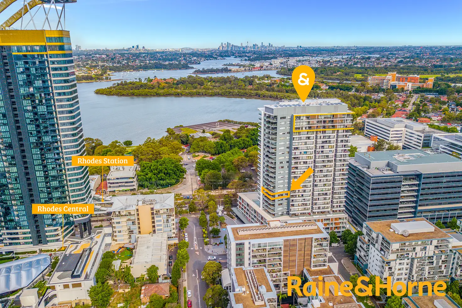 Main view of Homely apartment listing, 801/7 Rider Boulevard, Rhodes NSW 2138