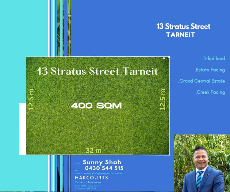 Main view of Homely land listing, 13 Stratus Street, Tarneit VIC 3029