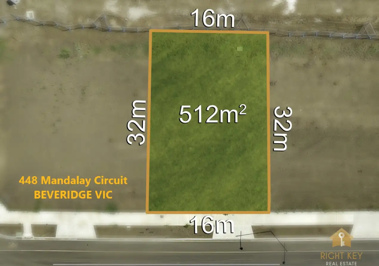 Main view of Homely land listing, 448 Mandalay Circuit, Beveridge VIC 3753
