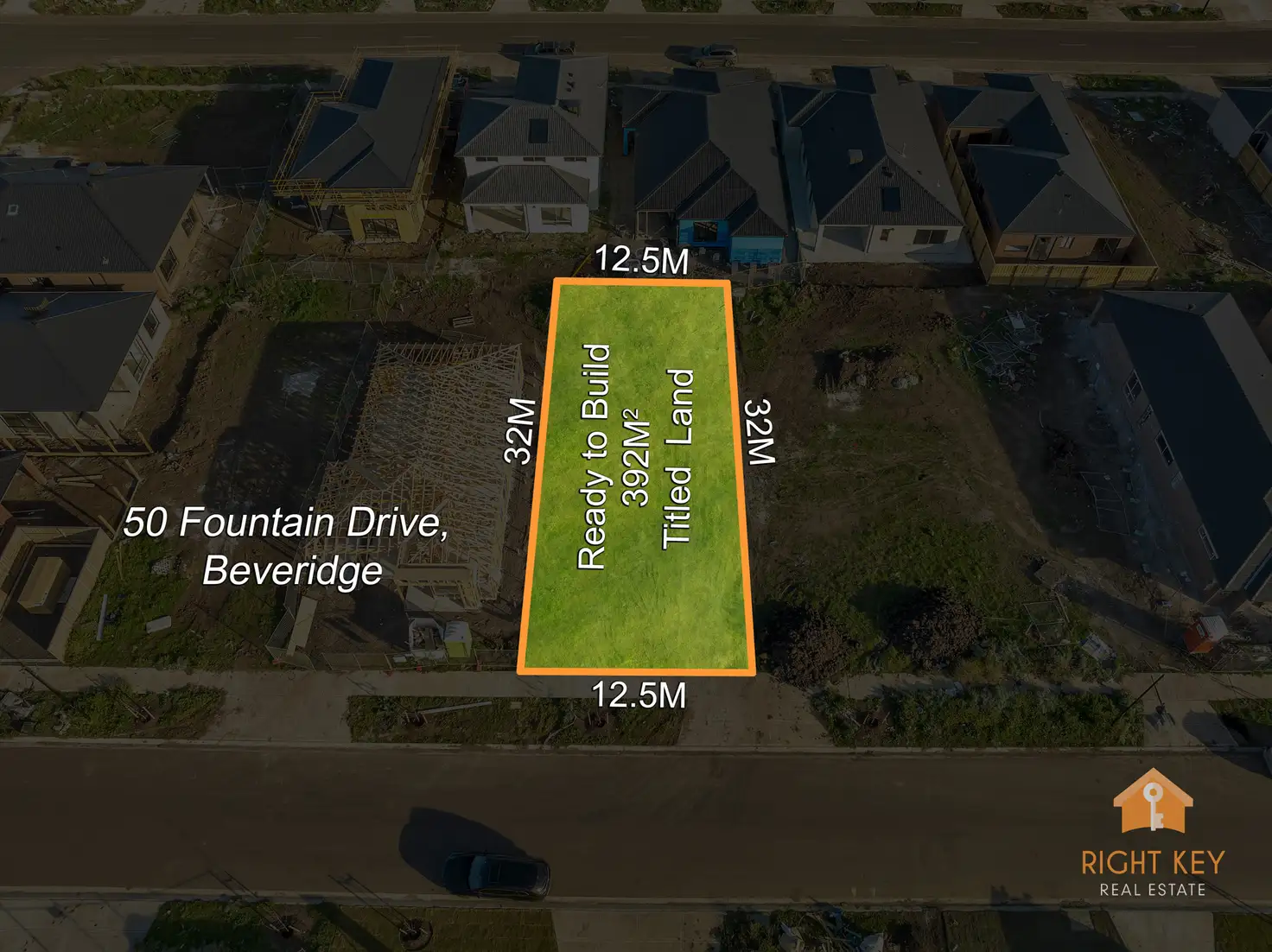 Main view of Homely land listing, 50 Fountain Drive, Beveridge VIC 3753