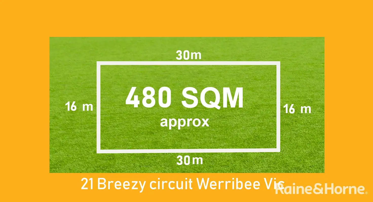 Main view of Homely land listing, 21 Breezy Circuit, Werribee VIC 3030