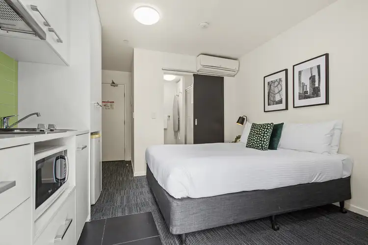 Second view of Homely studio listing, 403/188 Peel Street, North Melbourne VIC 3051