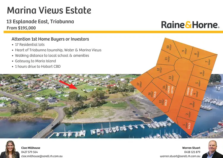 Main view of Homely land listing, LOT 1, 13 Esplanade East, Triabunna TAS 7190