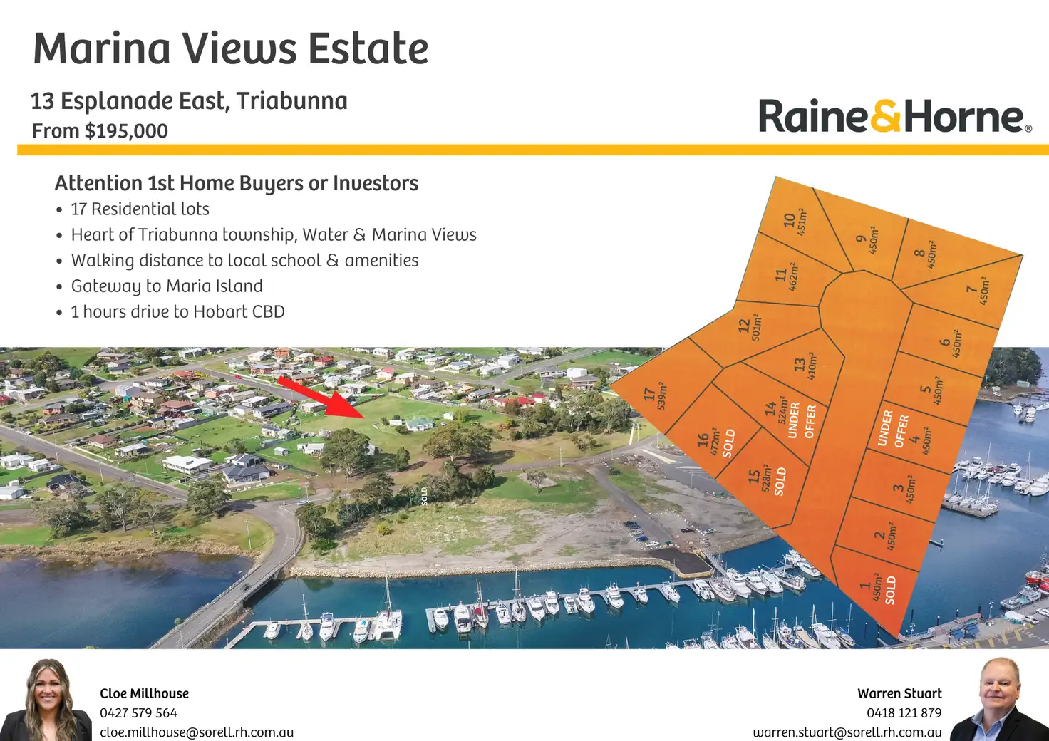 Main view of Homely land listing, LOT 1, 13 Esplanade East, Triabunna TAS 7190