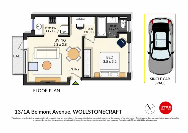 Seventh view of Homely apartment listing, 13/1A Belmont Avenue, Wollstonecraft NSW 2065
