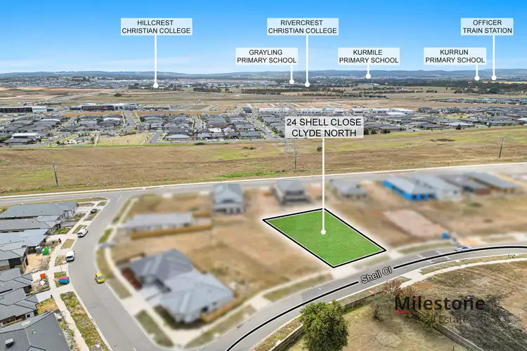 Third view of Homely land listing, 24 Shell Close, Clyde North VIC 3978