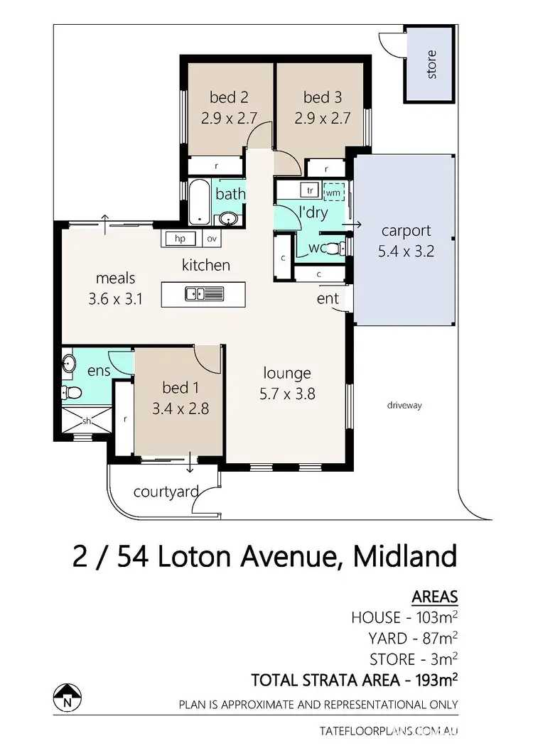 Second view of Homely house listing, 2/54 Loton Avenue, Midland WA 6056