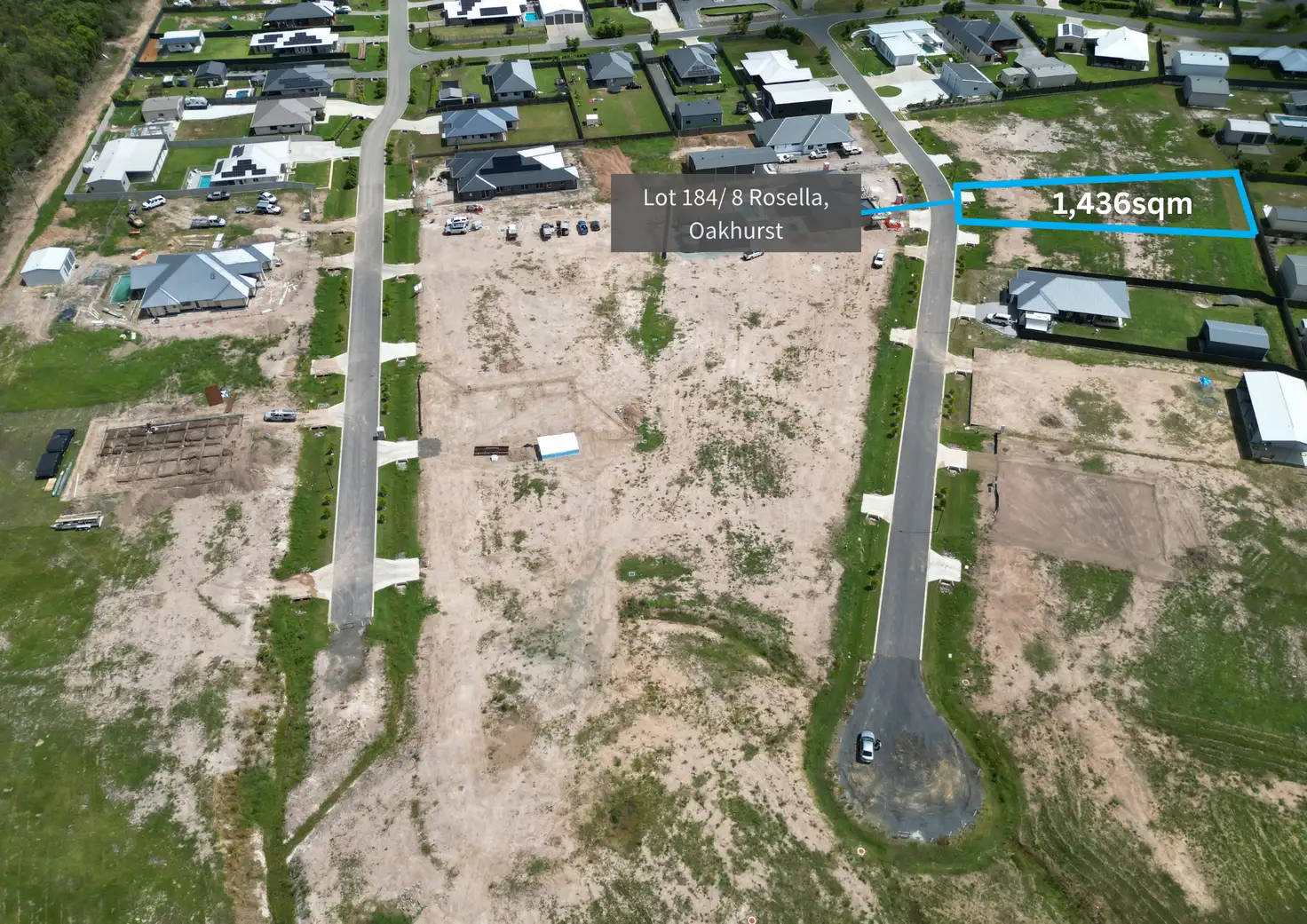 Main view of Homely land listing, LOT 184, 8 Rosella Way, Oakhurst QLD 4650