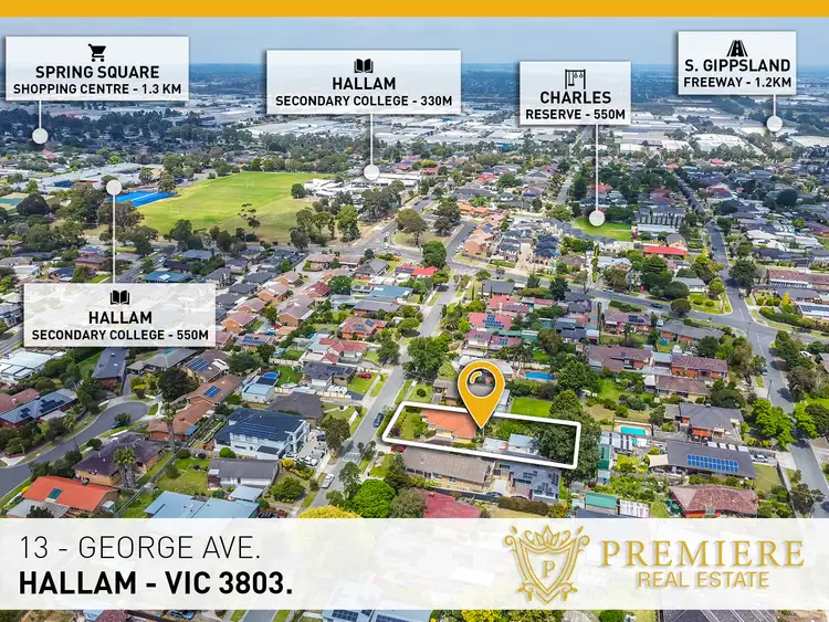 Third view of Homely house listing, 13 George Avenue, Hallam VIC 3803
