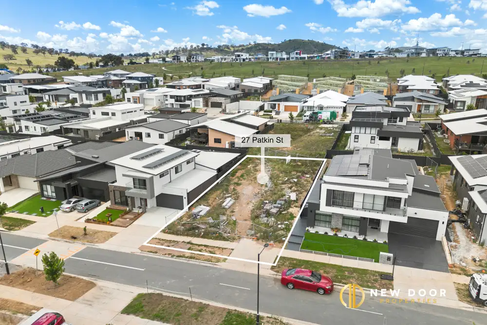 Main view of Homely land listing, 27 Patkin Street, Whitlam ACT 2611