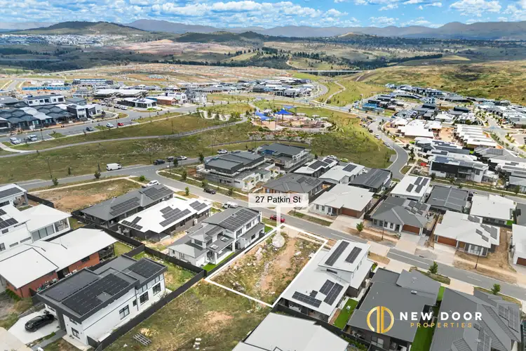 Third view of Homely land listing, 27 Patkin Street, Whitlam ACT 2611