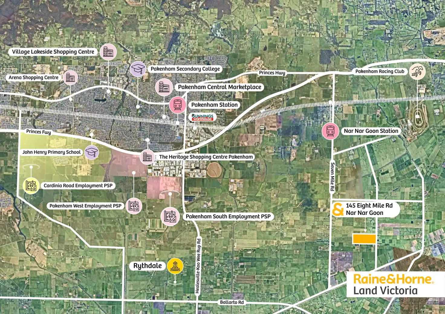 Main view of Homely land listing, 145 Eight Mile Road, Nar Nar Goon VIC 3812