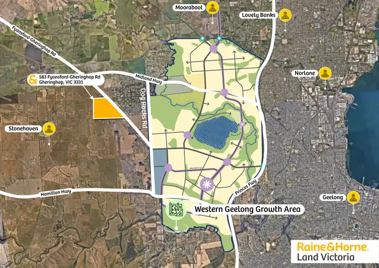 Second view of Homely land listing, 583 Fyansford-Gheringhap Road, Gheringhap VIC 3331